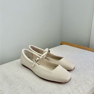 Dolce Vita Cream Women's Flats with Strap